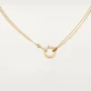 Cartier Love Necklace B7224509 2 Diamonds Rose Gold 1