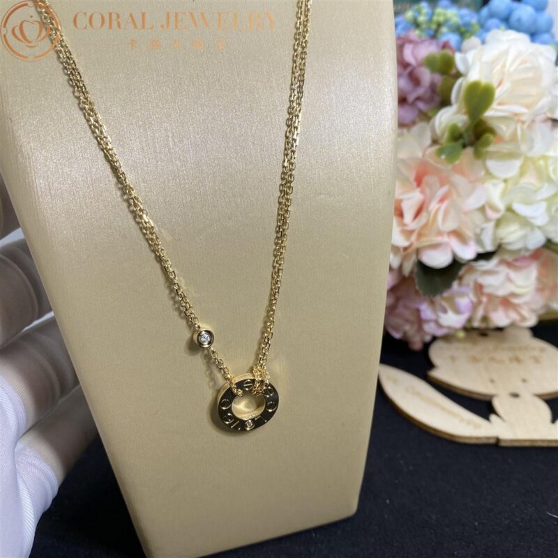 Cartier Love Necklace B7219500 2 Diamonds Yellow Gold 5