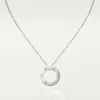 Cartier Love Necklace B7014600 3 Diamonds White Gold 1