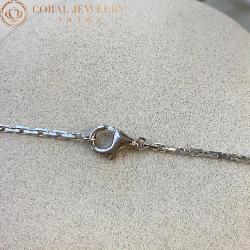 Cartier Love Necklace B7014600 3 Diamonds White Gold 2