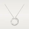 Cartier Love Necklace B7014600 6 Diamonds White Gold 1