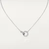 Cartier Love Necklace B7216300 Diamond-paved 18K White Gold 1