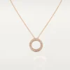 Cartier B7224527 Love Necklace Diamond-paved Rose Gold 1