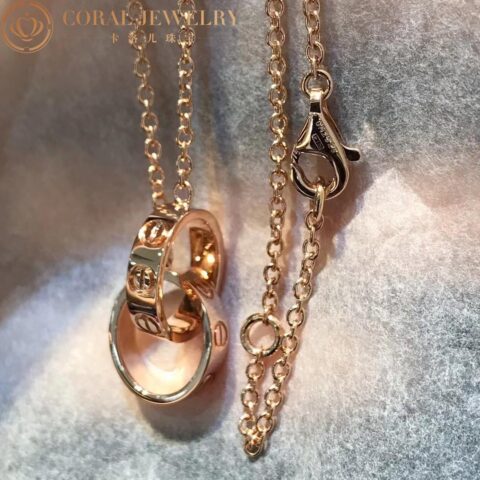 Cartier Love Necklace B7212300 Rose Gold 5