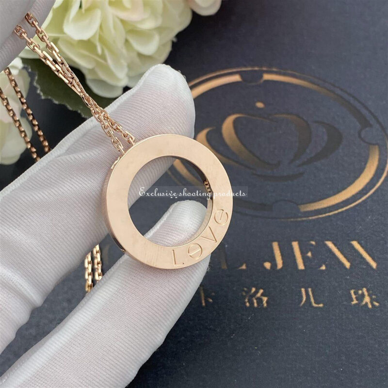 Cartier Love Necklace B7014400 Rose Gold 7