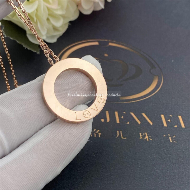 Cartier Love Necklace B7014400 Rose Gold 6