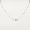 Cartier Love Necklace B7212500 White Gold 1