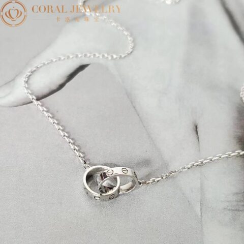 Cartier Love Necklace B7212500 White Gold 6