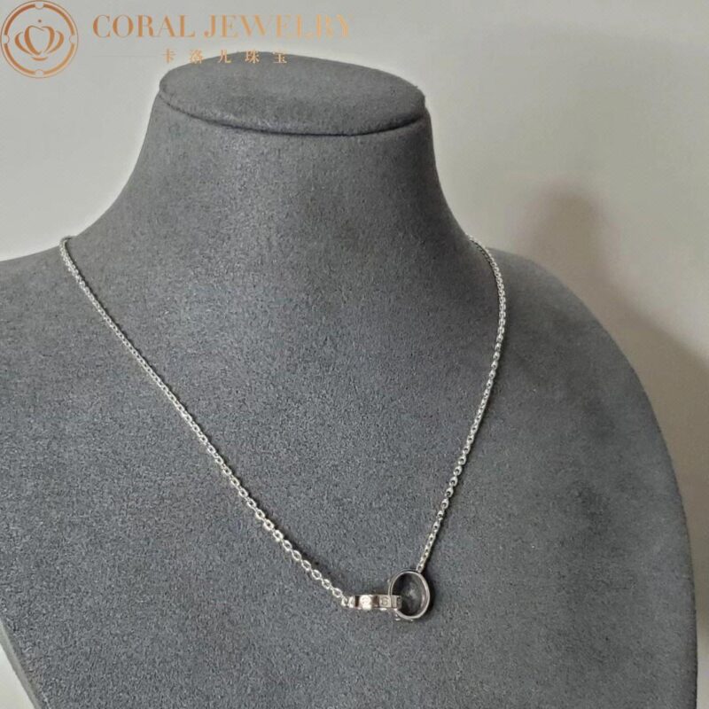 Cartier Love Necklace B7212500 White Gold 5