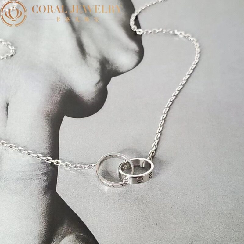 Cartier Love Necklace B7212500 White Gold 3