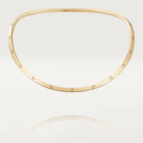 Cartier Love Necklace B7224761 Yellow Gold Collar 1