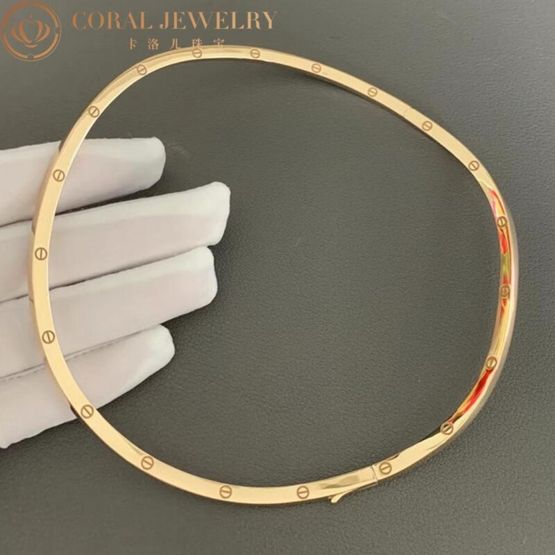 Cartier Love Necklace B7224761 Yellow Gold Collar 6