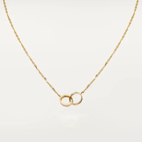 Cartier Love Necklace B7013800 Yellow Gold Diamonds 1