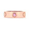 Cartier Love Ring B4064453 18k Pink Gold Pink Sapphire