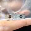Cartier Love Ring B4207600 Diamond-paved Ceramic White Gold 2