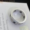 Cartier Love Ring B4207600 Diamond-paved Ceramic White Gold 4