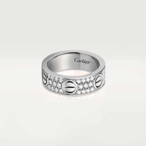 Cartier Love Ring B4087600-WG Diamond-paved White Gold 1