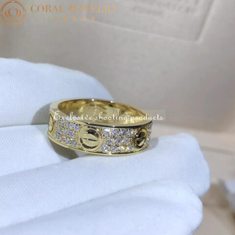 Cartier Love Ring B4087600-YG Diamond-paved Yellow Gold 6
