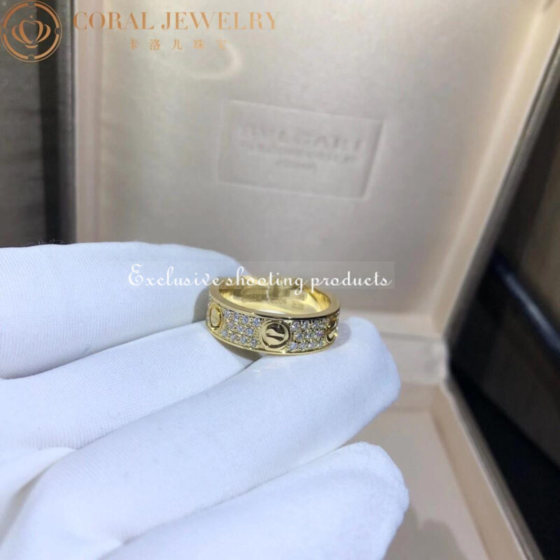 Cartier Love Ring B4087600-YG Diamond-paved Yellow Gold 2