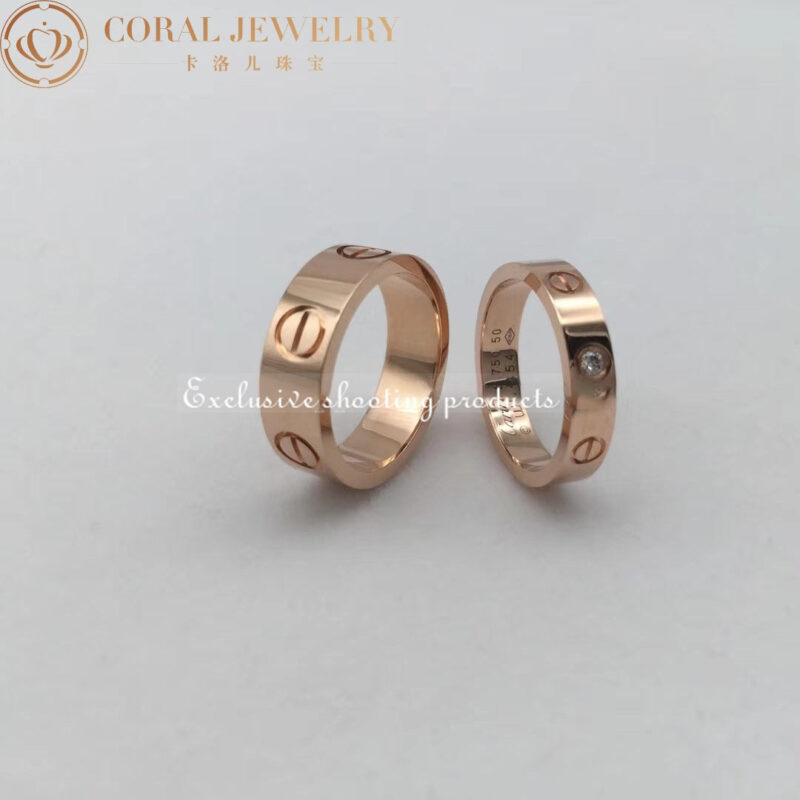 Cartier Love Ring B4084800 Rose Gold 8