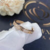 Cartier Love Ring B4218100 Small Model Rose Gold Diamonds 8