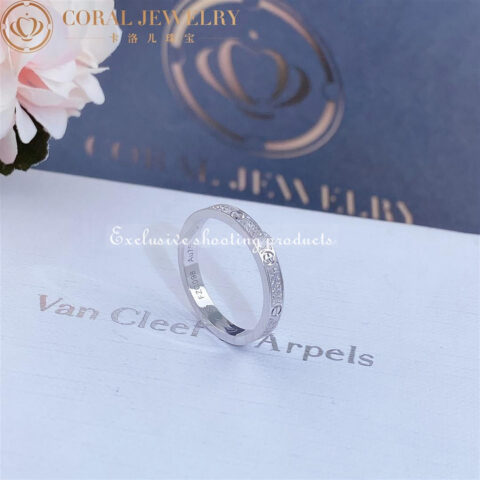 Cartier Love Ring B4218200 Small Model White Gold Diamonds 11