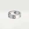 Cartier Love Ring B4026000 White Gold 6 Diamonds 1