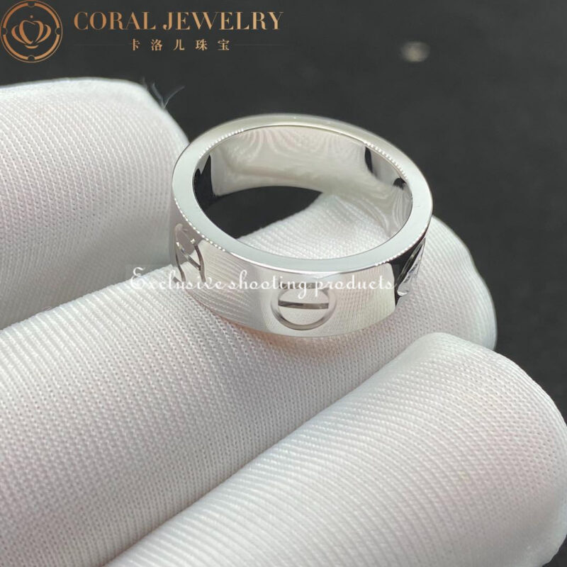 Cartier Love Ring B4084700 White Gold 5