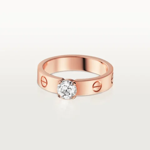 Cartier Love Solitaire N4774200 Rose Gold Diamond 2
