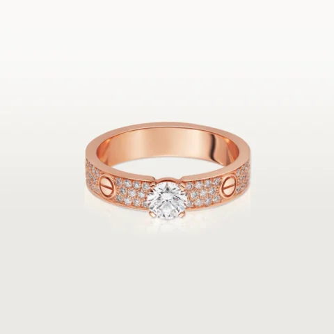 Cartier Love Solitaire N4774600 Rose Gold Diamond 1