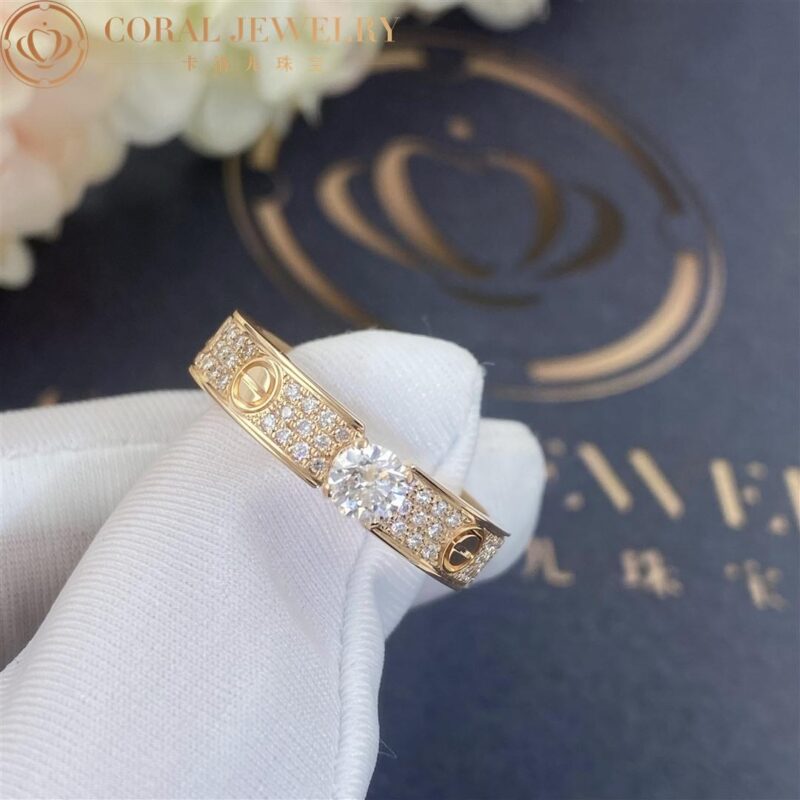 Cartier Love Solitaire N4774600 Rose Gold Diamond 2