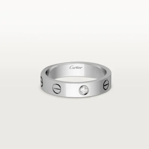 Cartier Love Wedding Band B4050500 1 Diamond White Gold 2