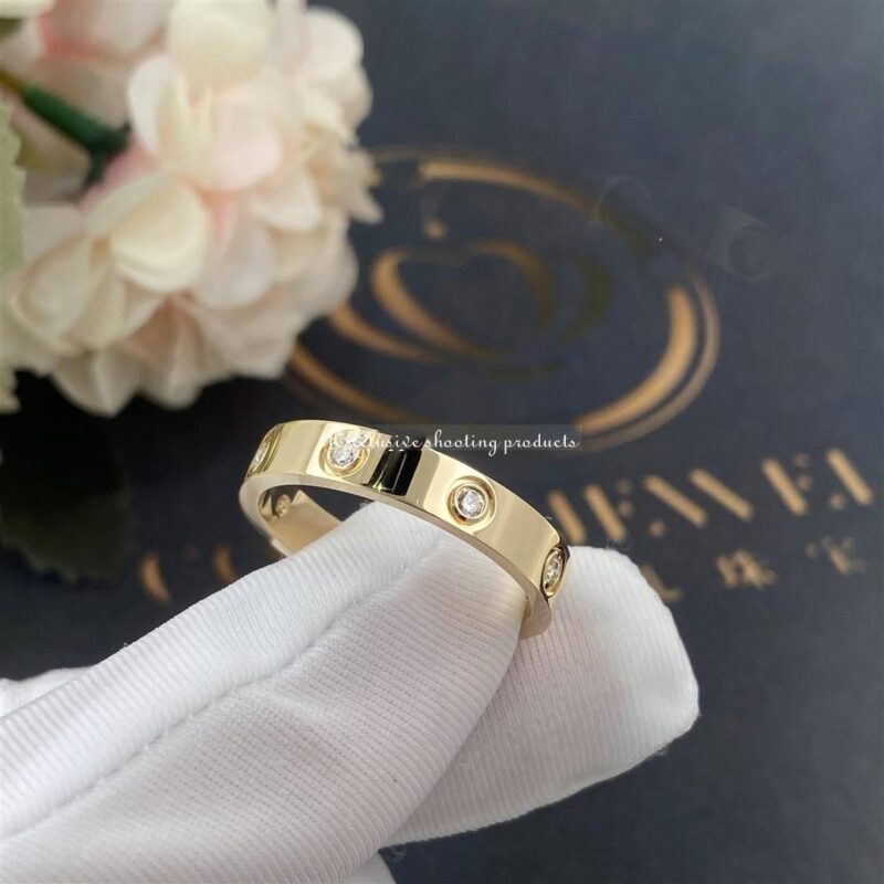 Cartier Love Wedding B4056200 Band 8 Diamonds Yellow Gold 6