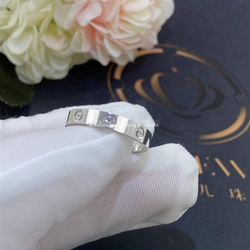 Cartier B4085100 Love Wedding Band White Gold 3