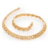 Cartier Maillon Panthere Yellow Gold 3 Row Link Necklace 6
