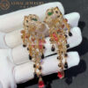 Cartier Panthère de H8000485 Cartier Earrings Rose Gold Diamonds Emeralds Rubellites 1