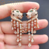 Cartier H8000656 Panthère de Cartier Earrings Rose Gold Diamonds 4