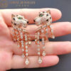 Cartier H8000656 Panthère de Cartier Earrings Rose Gold Diamonds 3