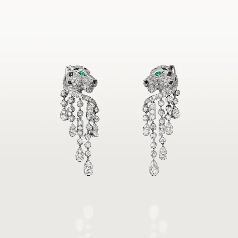 Cartier Panthère de H8000656 Cartier Earrings White Gold Diamonds 1