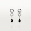 Cartier H8000746 Panthère de Cartier Earrings White Gold Onyx Diamonds 1