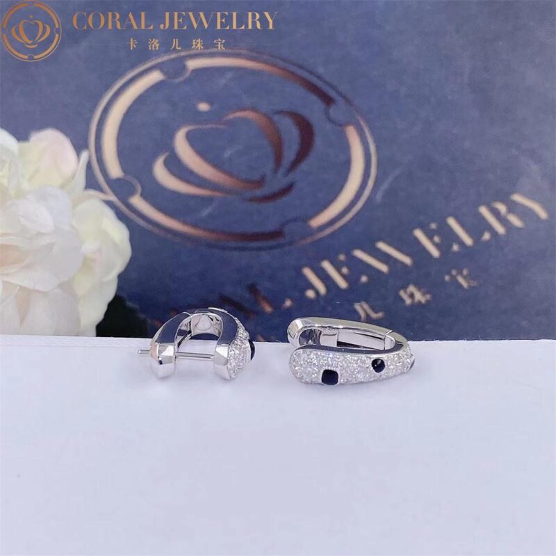 Cartier N8515155 Panthère de Cartier Earrings White gold onyx diamonds 2