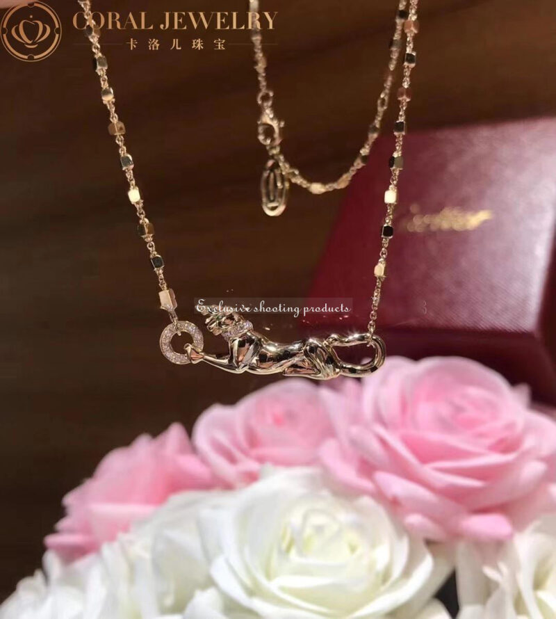 Cartier Panthère De Cartier Necklace B7224538 Rose Gold Diamonds 3