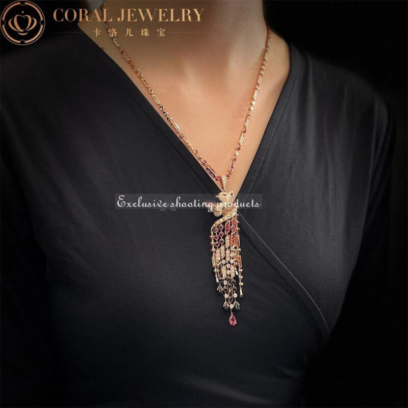 Cartier Panthère De Cartier Necklace H7000325 Rose Gold Diamonds High Jewelry 5