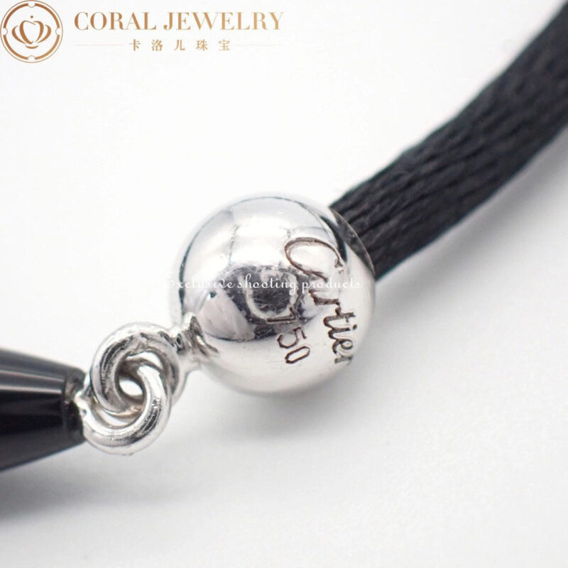 Cartier Panthère De Cartier N3014600 Necklace White Gold Diamond and Onyx Panthere Pendant 2