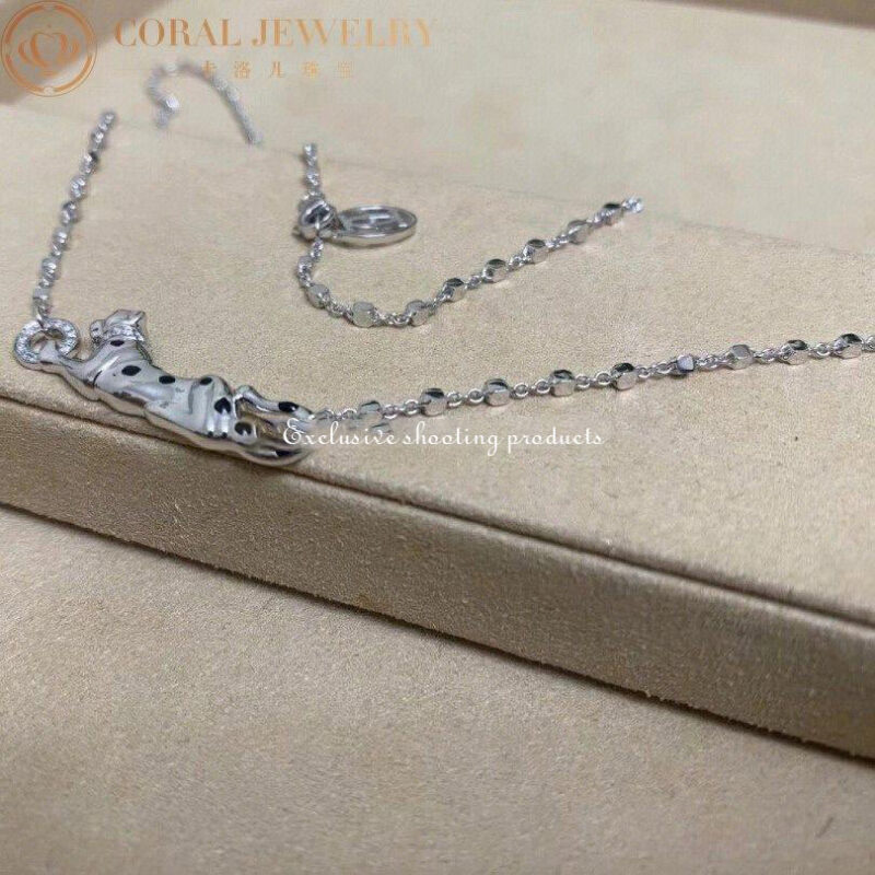 Cartier Panthère De Cartier B7224737 Necklace White Gold Diamonds 4