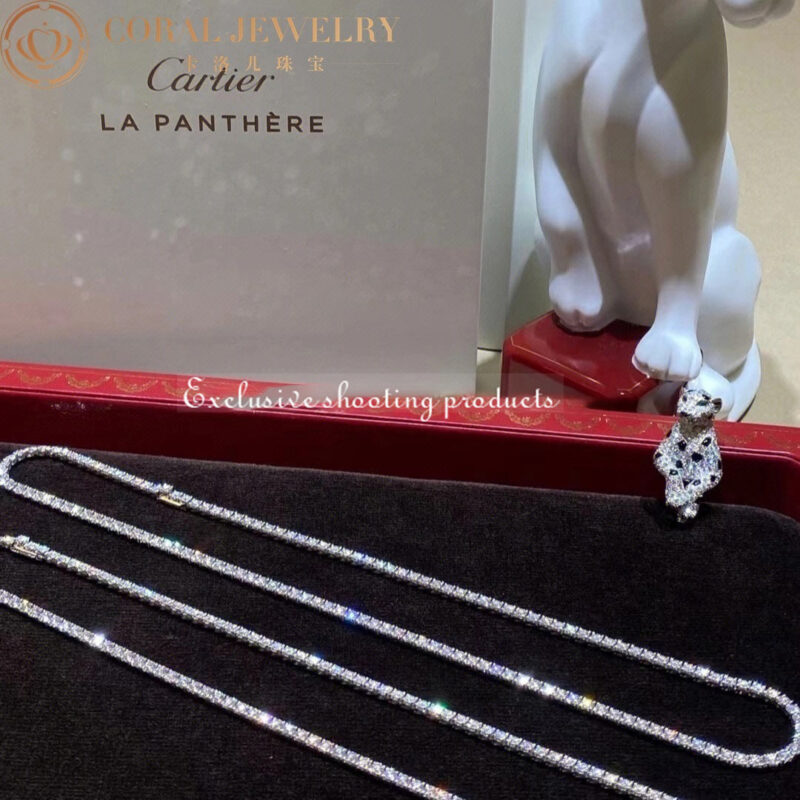 Cartier Panthère H7000539 De Cartier Necklace White Gold Diamonds High Jewelry 9