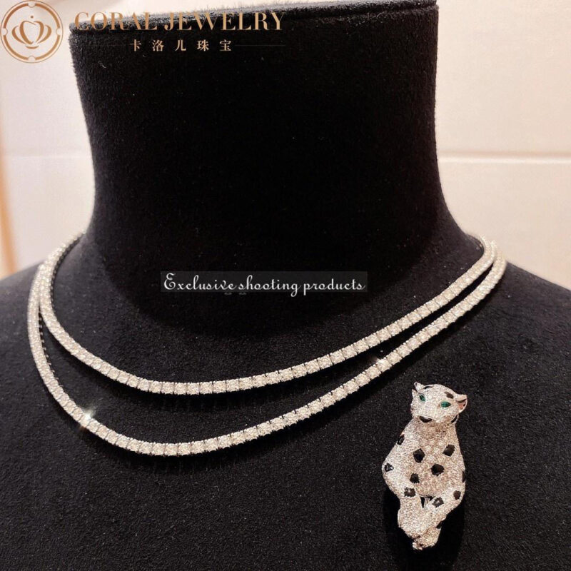 Cartier Panthère H7000539 De Cartier Necklace White Gold Diamonds High Jewelry 8