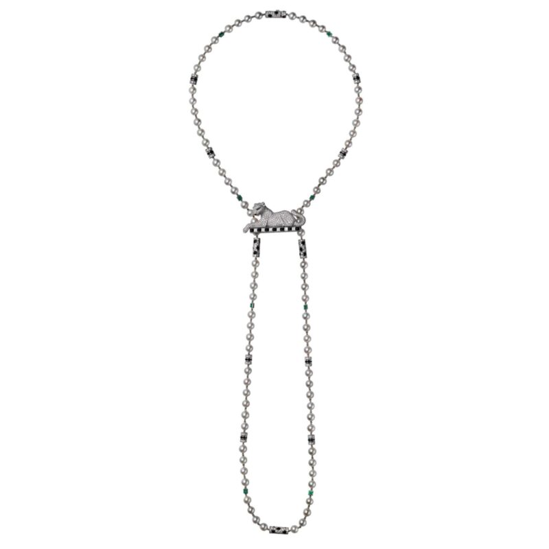 Cartier Panthère De Cartier H7000018 Necklace White Gold Diamonds High Jewelry Pendants 1