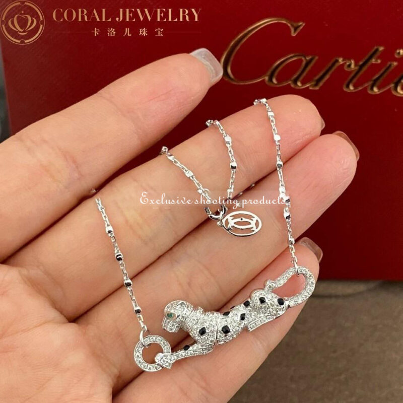 Cartier Panthère De Cartier N7424219 Necklace White Gold Diamonds 5