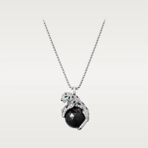 Cartier Panthère De Cartier N7424119 Necklace White Gold Onyx and Diamonds 2